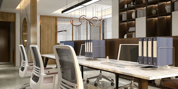 A home business office covered by personal insurance with high-value home insurance, luxury auto coverage, and umbrella liability protection