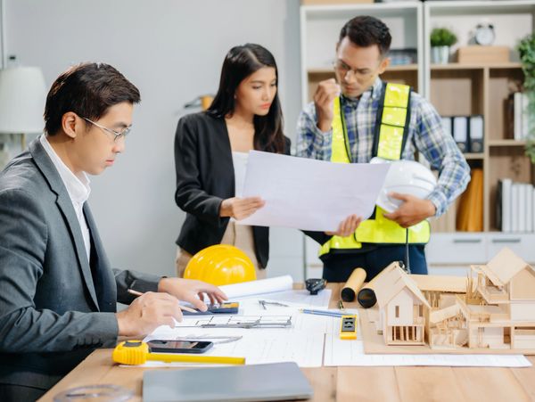 Showing a site plan 