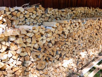 Cord of seasoned firewood