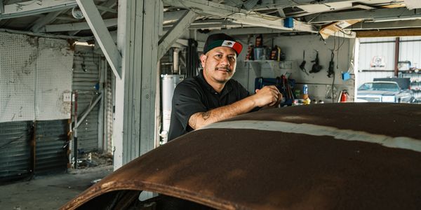 Inside our vintage auto restoration workshop