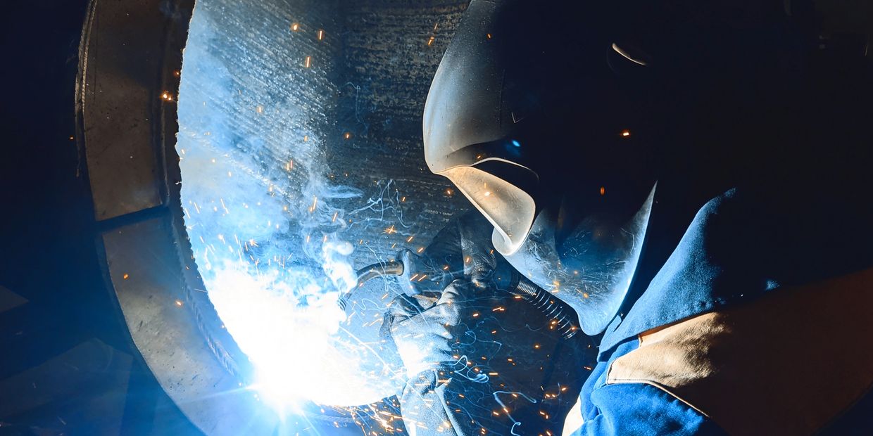Mobile welding service in Wichita KS repairing heavy equipment onsite