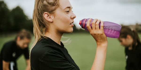 Girl drinking safe water. Make America safe. National security. 