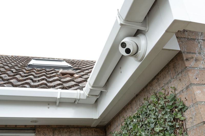Security camera installation on home