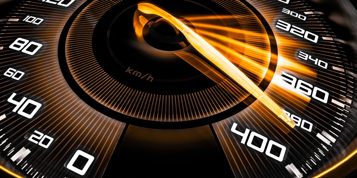 dash image showing fast speed