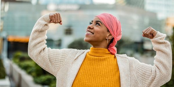 A woman who is strong and empowered