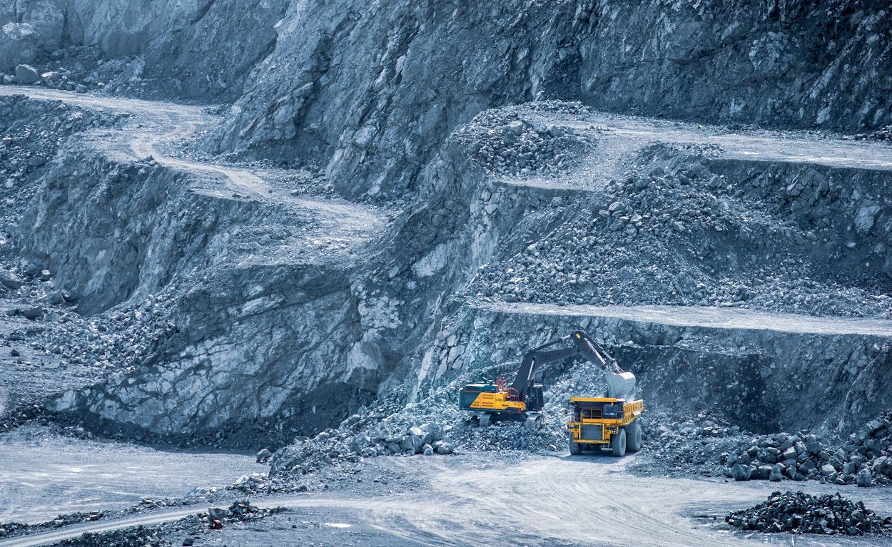 Material Load in Surface Mine.