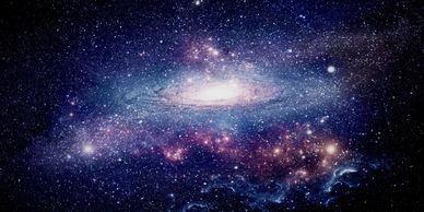 A vibrant spiral galaxy in deep space.