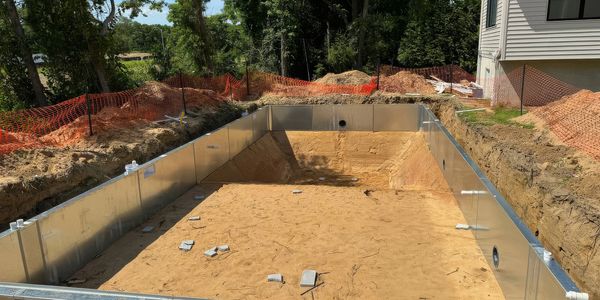 Swimming pool excavations
