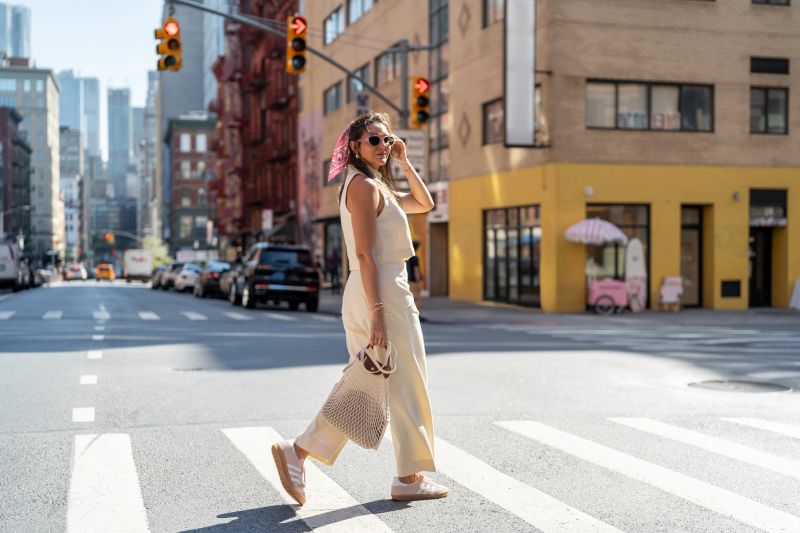 Portrait of Luxury Modern Woman in New York City