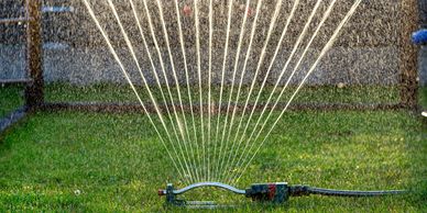 Water guidelines for fresh Kentucky Bluegrass (KGB) sod rolls after lawn installation 