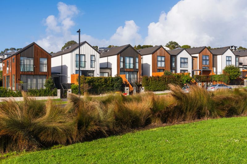 Light gauge steel homes installed in a SADC community, showcasing modern housing solutions.
