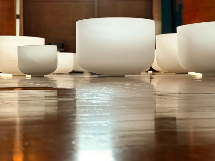 Singing bowls used for sound healing