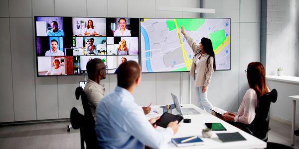 consultants collaborating in a meeting