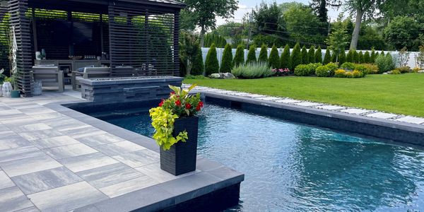 Pool hardscape