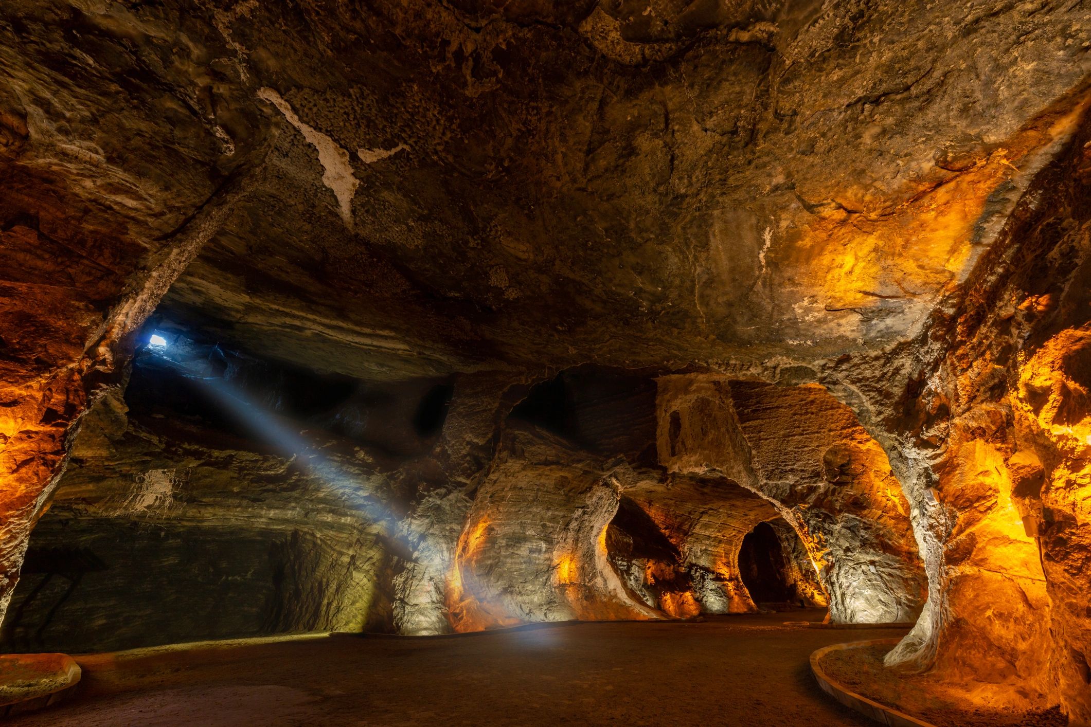 Khewra Himalayian pink salt world largest mine is located in Pakistan.