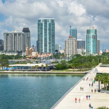Downtown Saint Petersburg Florida Pier