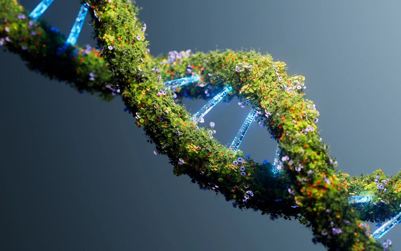 Sustainable Artificial Intelligence AI Energy, renewable energy source, battery technology, green energy, DNA