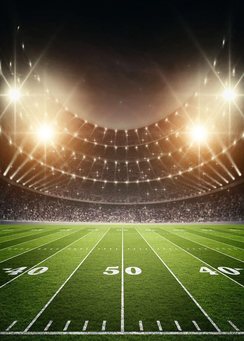 An imaginary American Football Stadium is modelled and rendered.