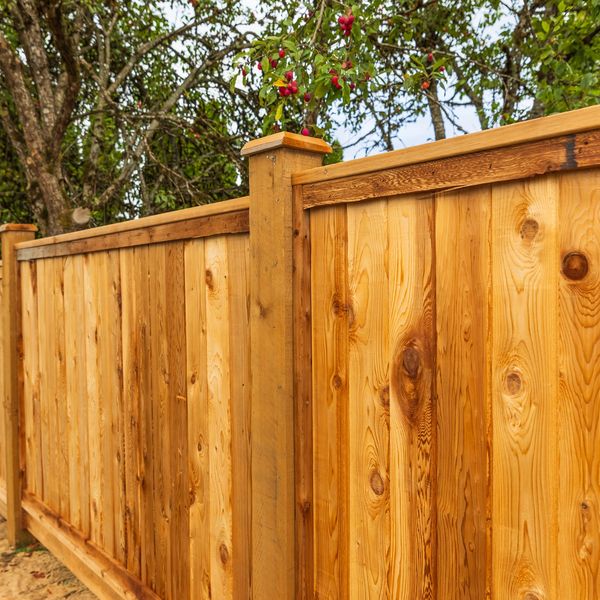 Decorative Cedar Fence