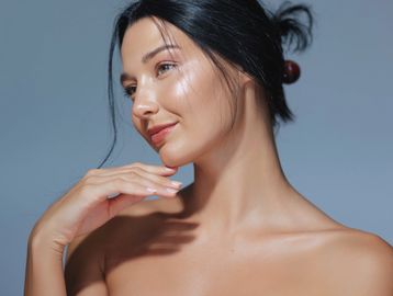 Woman with a moisturized glow after a HydroFacial in Everett, WA at Autumn Noel Esthetics