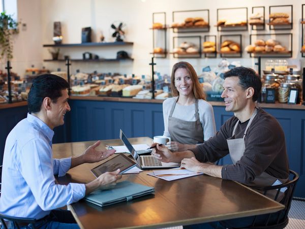 A busy accounting firm office near Atlanta, GA.