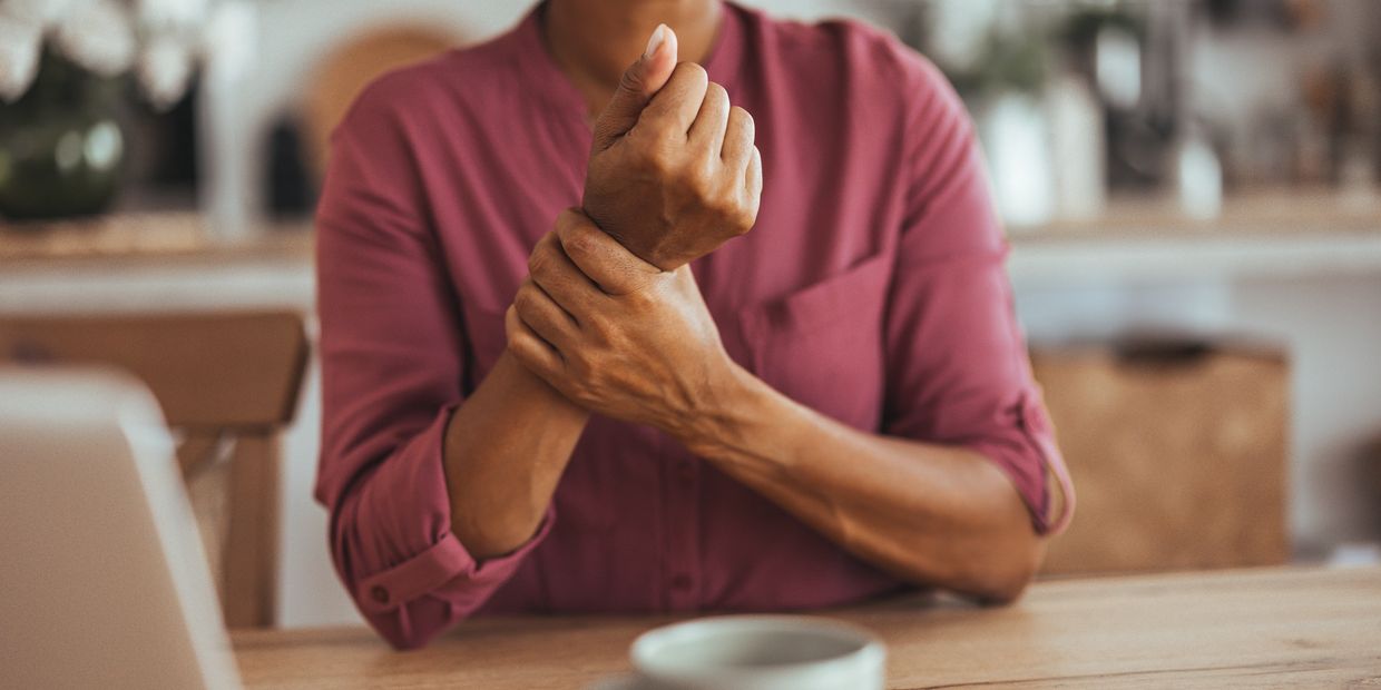 woman with arthritis