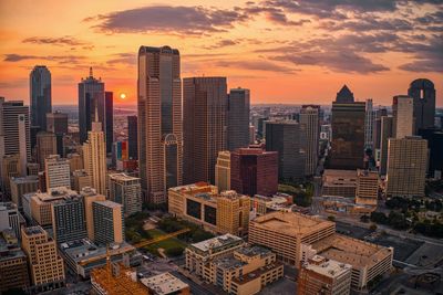 View of DFW where our DFW Crashpads are located