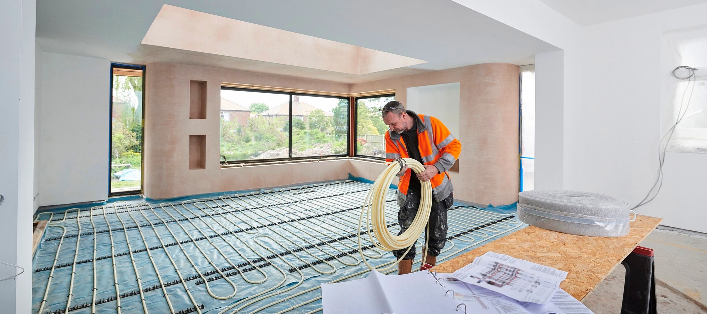 Underfloor heating Installation