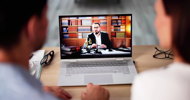 Lawyer Or Attorney Online Legal Video Call