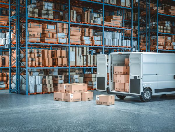 Armazenagem e distribuição. 