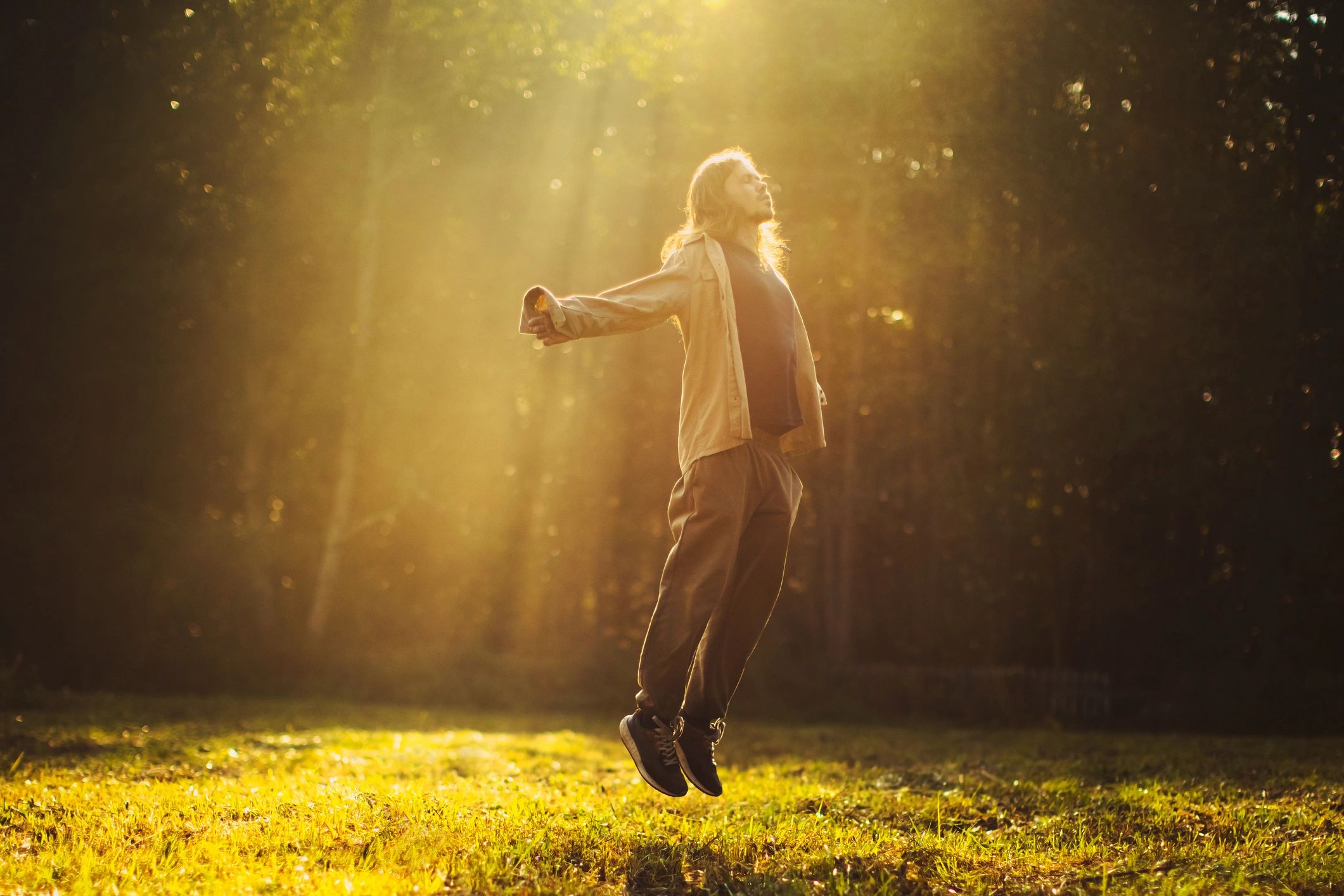 Serene spiritual imagery