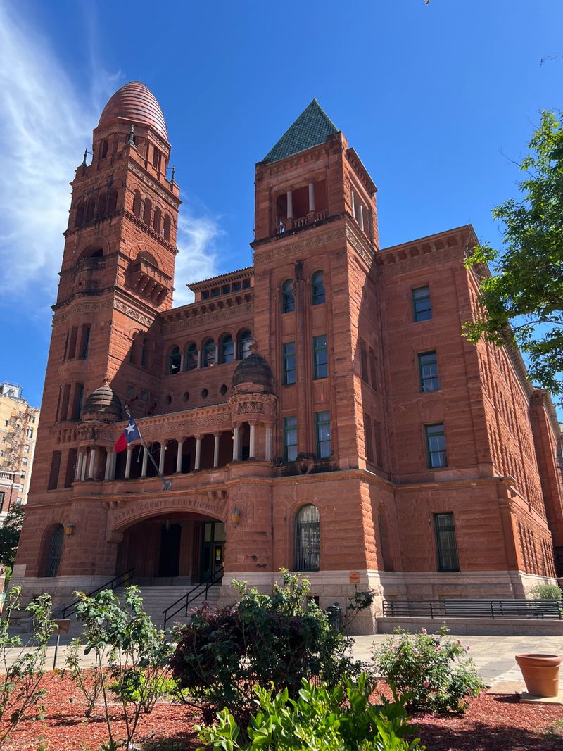 The Bexar County Courthouse is a historic building in downtown San Antonio, Texas
