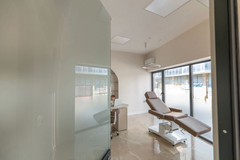 Skin care medical clinic interior  without people
