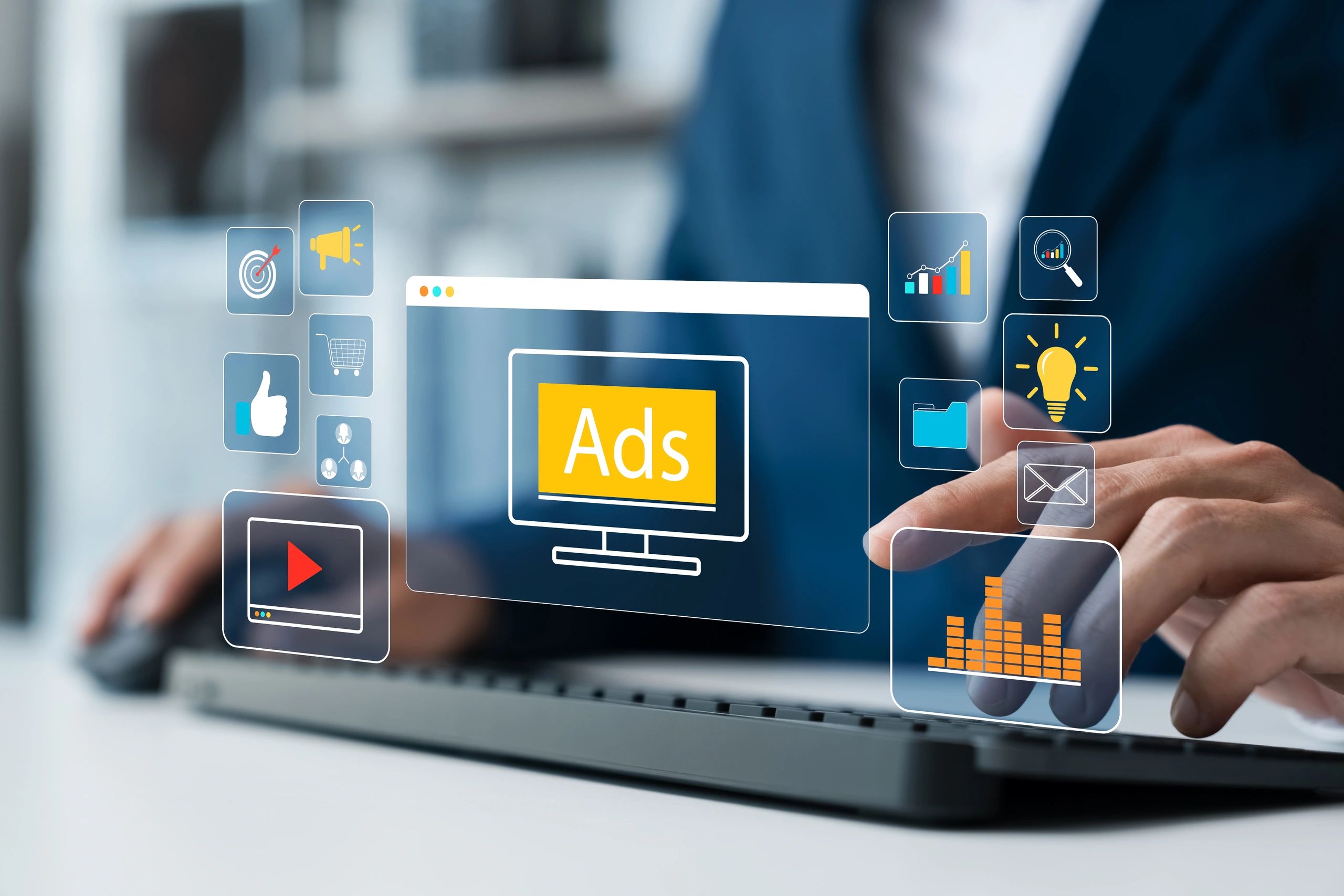 Targeted social media marketing, engaging content marketing, and effective online advertising.