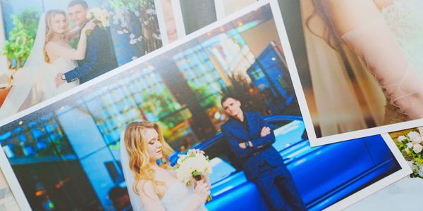 A wedding photo shot of the couple 