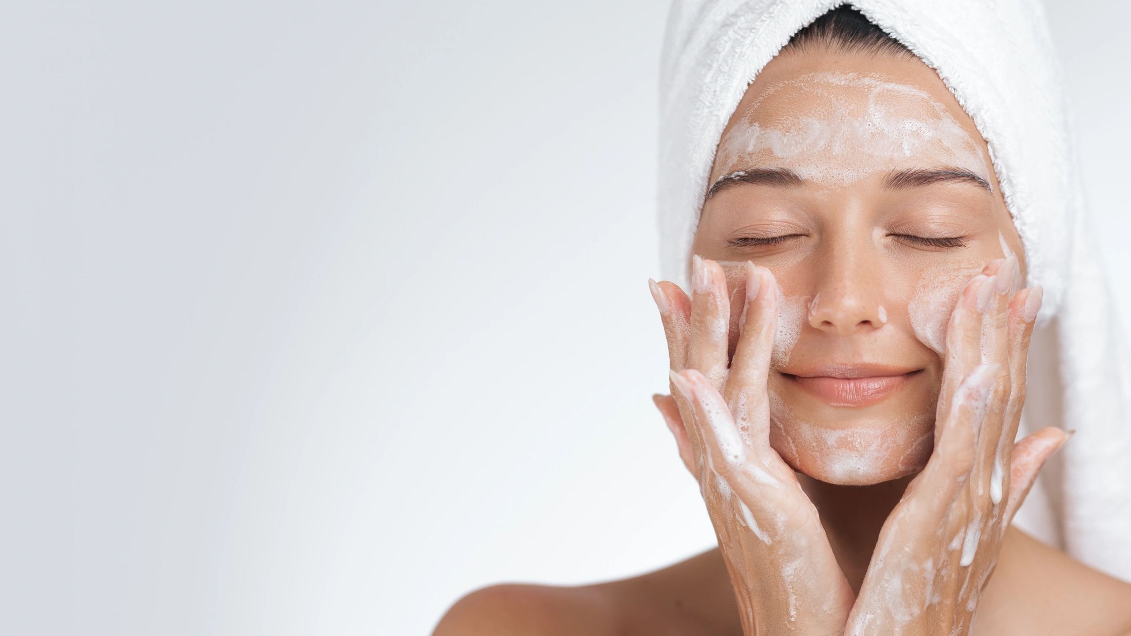 Cleansing your skin 