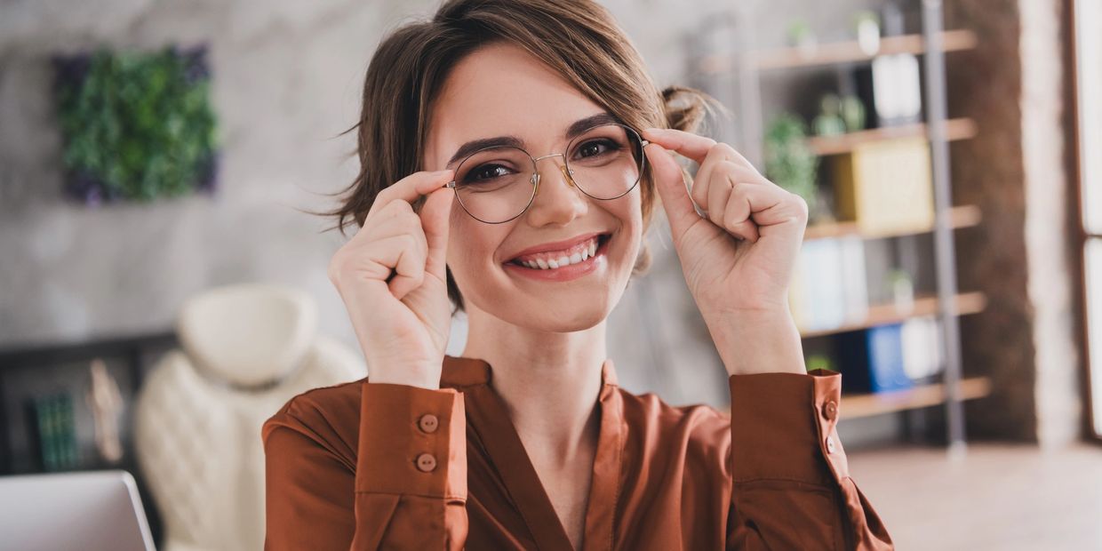 Explore our curated selection of stylish frames and advanced lens options. 