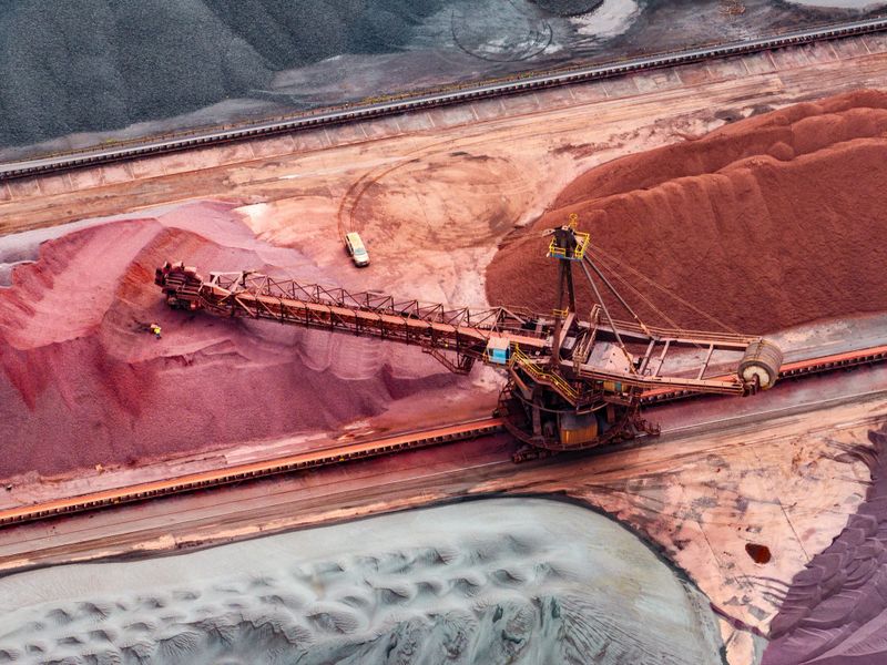 Aerial view of Steel Plant Industry in Port Talbot, UK