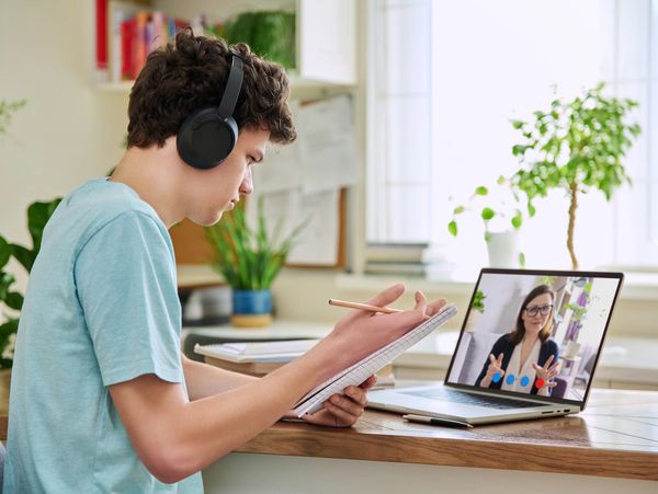 Online therapy session