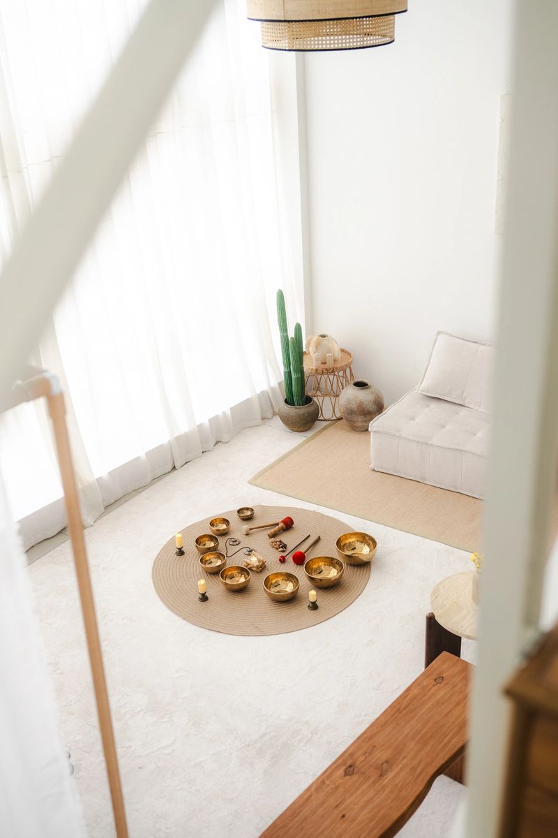 Photo of Tibetan singing bowls for meditation. Tibetan singing bowls can be powerful tools for deepening your meditation practice and cultivating inner peace.