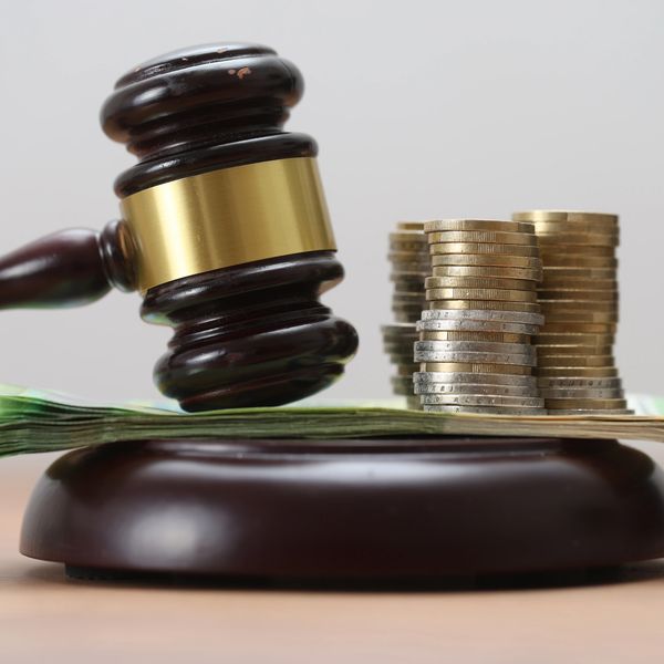 picture of gavel with money