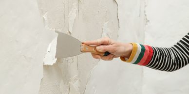 GCK Painting flaking paint and mould removal