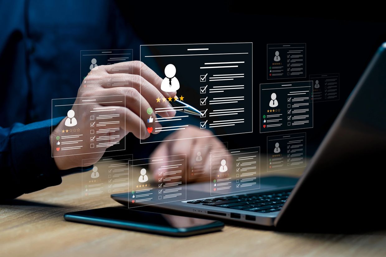 Virtual hiring process showcasing professional recruitment and placement agency solutions in India