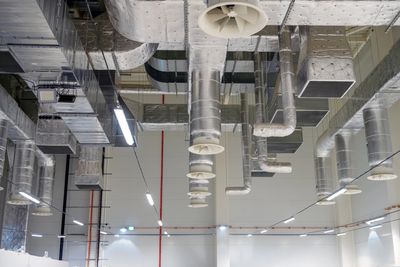 overhead hvac ducting