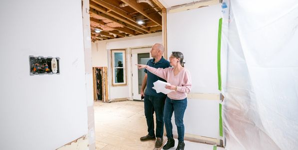 Interior renovation.