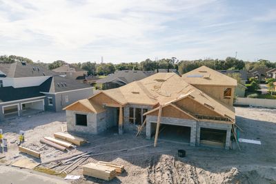 Home under construction. Residential construction services for developments in Massachusetts.