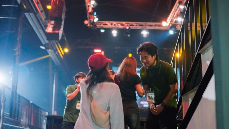 Boxing fight , competition match