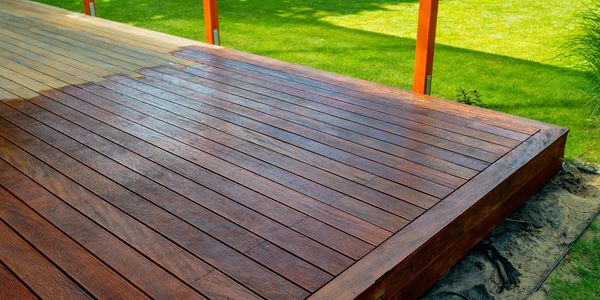 Garden decking