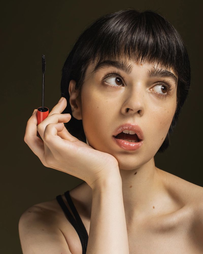 Eyelash brush. Makeup