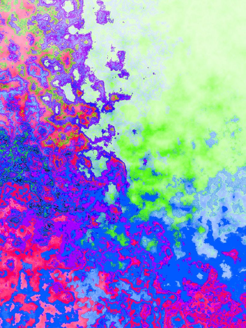 It features vibrant colors like blue, green, and pink, creating a dynamic and visually striking composition.
The artwork employs circular shapes and radiating lines, adding a sense of movement and energy. 
The abstract nature of the piece allows for open interpretation, inviting viewers to engage with their own emotions and perceptions.
It could be used as a wallpaper, a poster, or an element in.